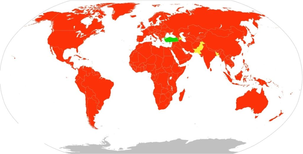 نقشه کشورهای اطراف قبرس شمالی