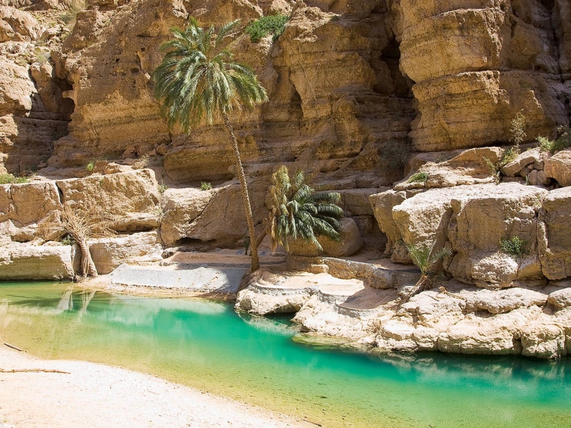 جاهای دیدنی عمان: وادی شاب